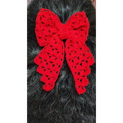 Hooked on Bows - Crimson Accent