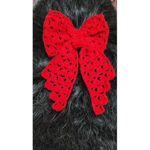 Hooked on Bows - Crimson Accent