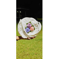 Rosette Ruffle Roundie