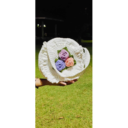 Rosette Ruffle Roundie